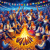 Gather 'Round the Fire: The Cultural Impact of Folk Music Festivals